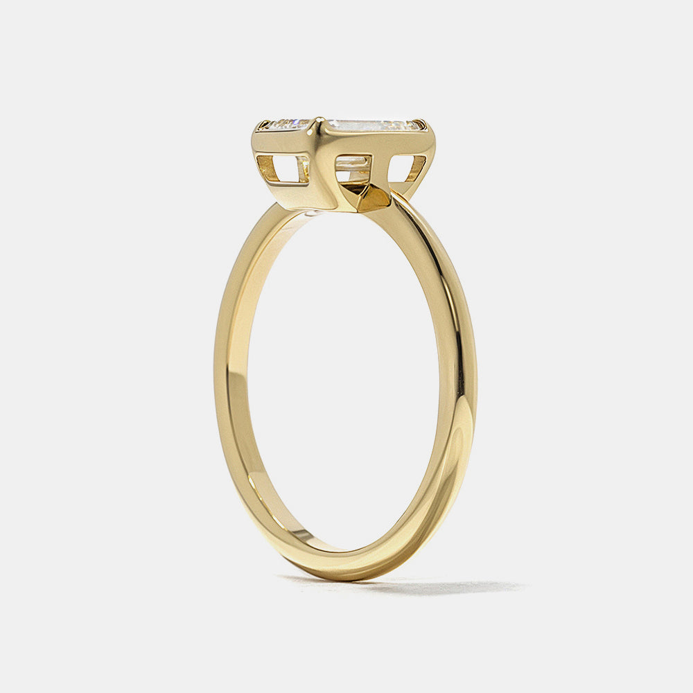 2 CT Round Three Stones Lab Grown Diamond Engagement Ring