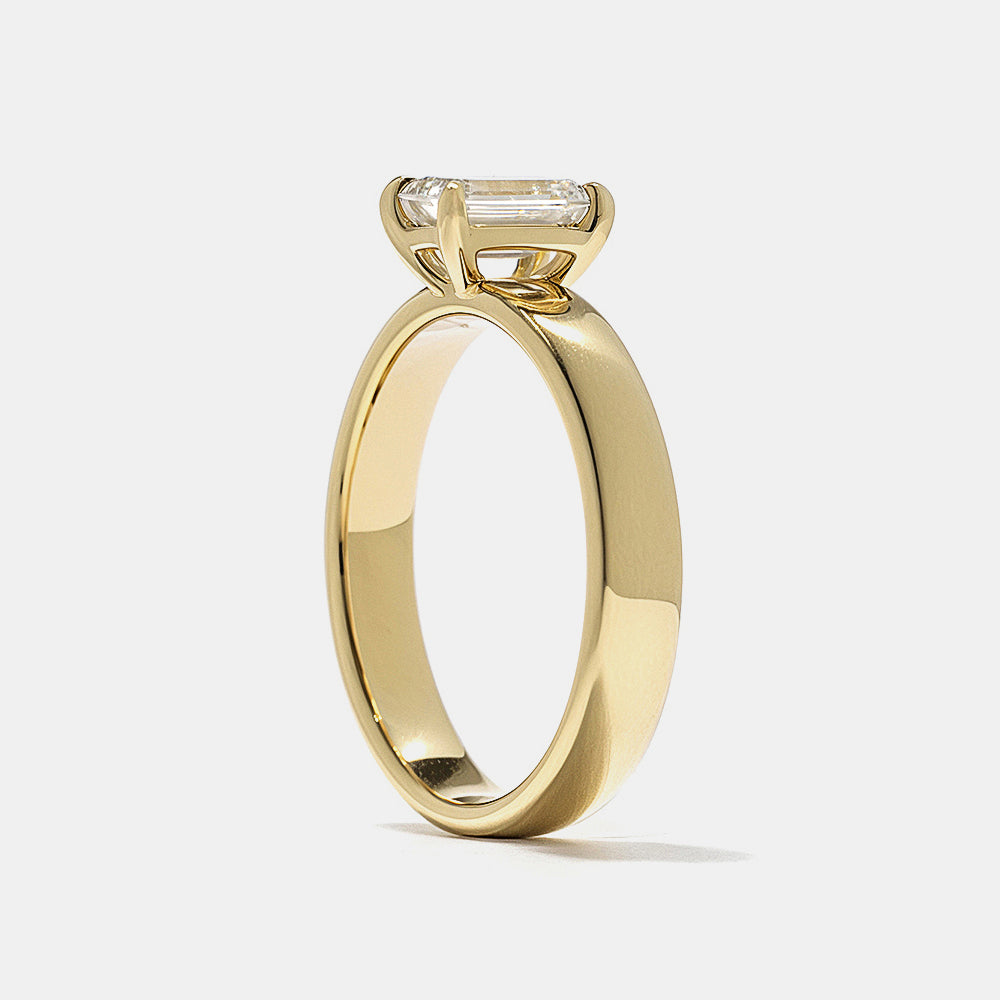 2 CT Round Three Stones Lab Grown Diamond Engagement Ring