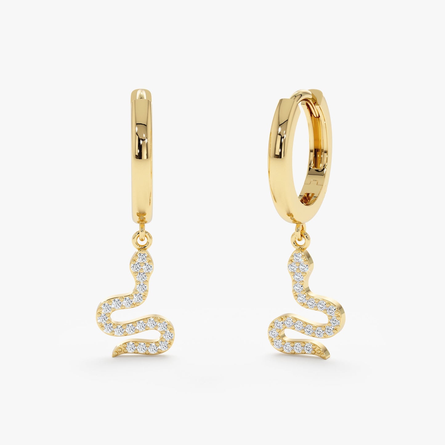 1.0 CT Round Bezel Solitaire Lab Grown Diamond Earrings
