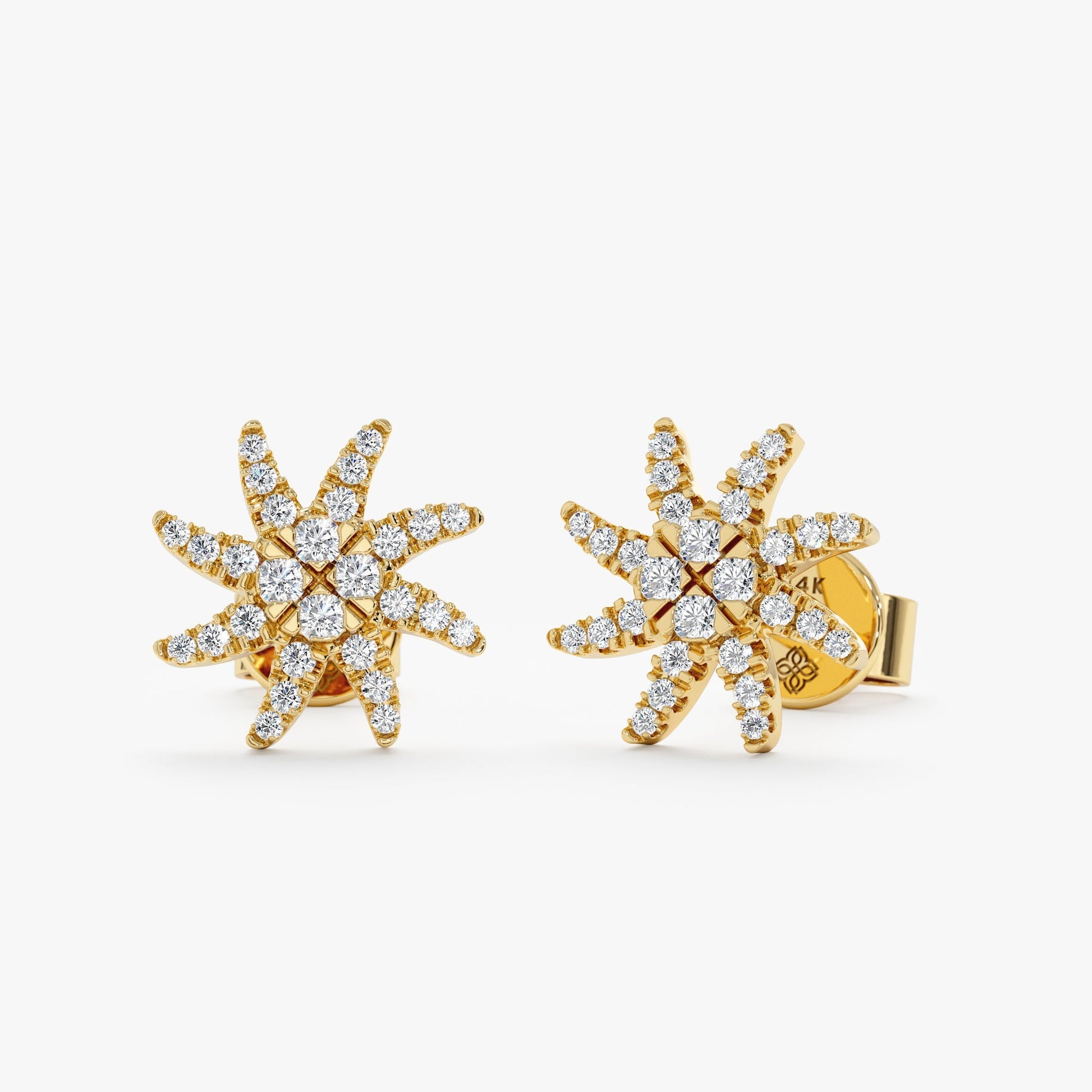 1.0 CT Round Bezel Solitaire Lab Grown Diamond Earrings