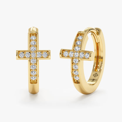 1.0 CT Round Bezel Solitaire Lab Grown Diamond Earrings