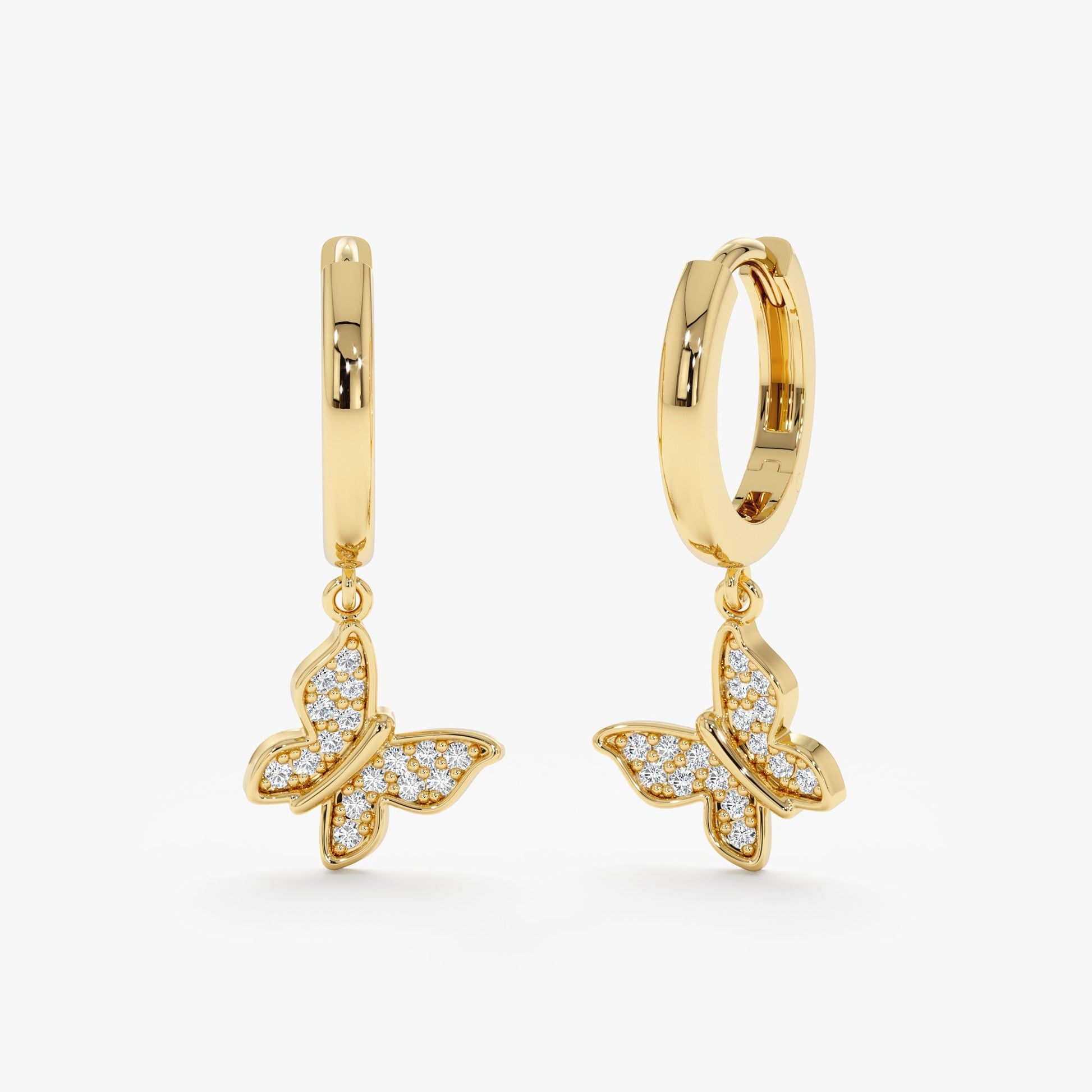 1.0 CT Round Bezel Solitaire Lab Grown Diamond Earrings