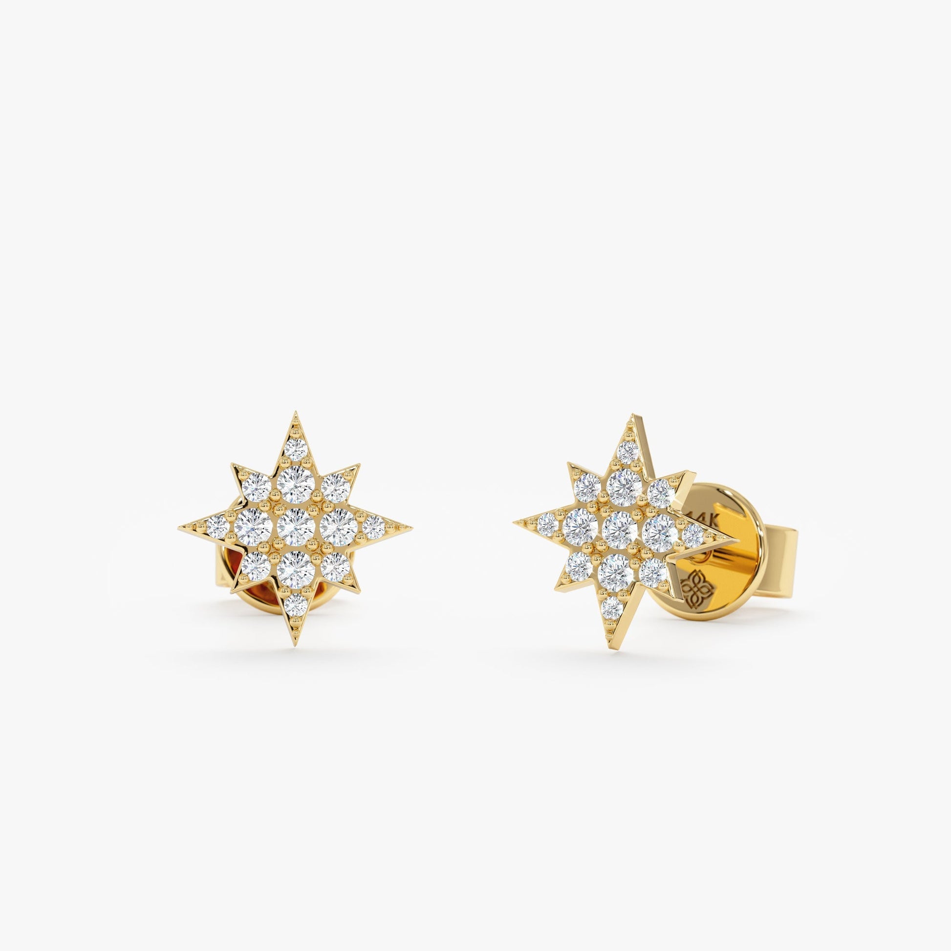1.0 CT Round Bezel Solitaire Lab Grown Diamond Earrings