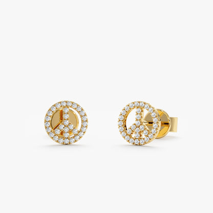 1.0 CT Round Bezel Solitaire Lab Grown Diamond Earrings