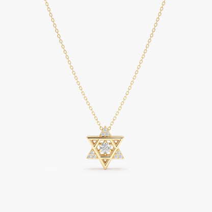 1.0 CT Round Bezel Solitaire Lab Grown Diamond Necklace