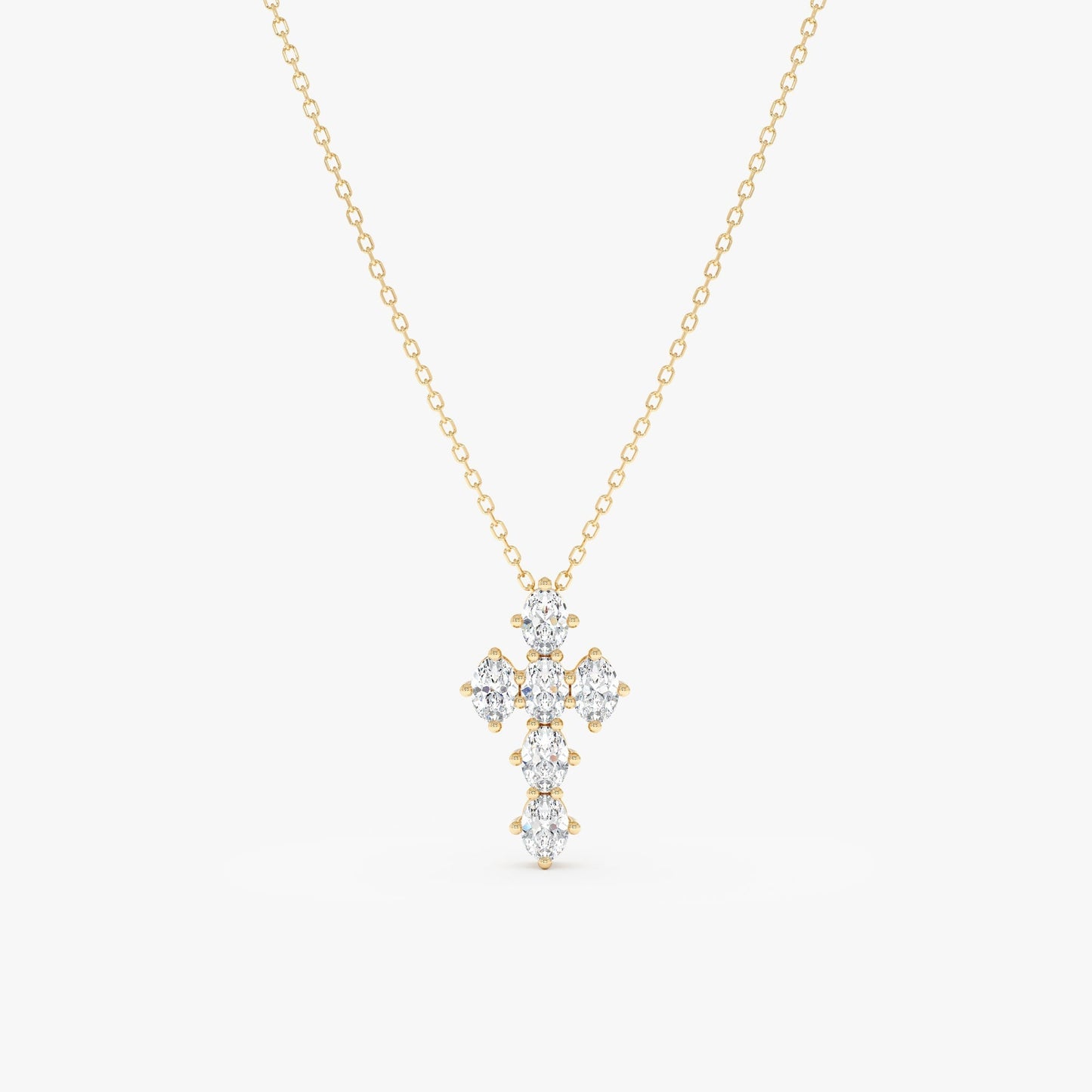 1.0 CT Round Bezel Solitaire Lab Grown Diamond Necklace