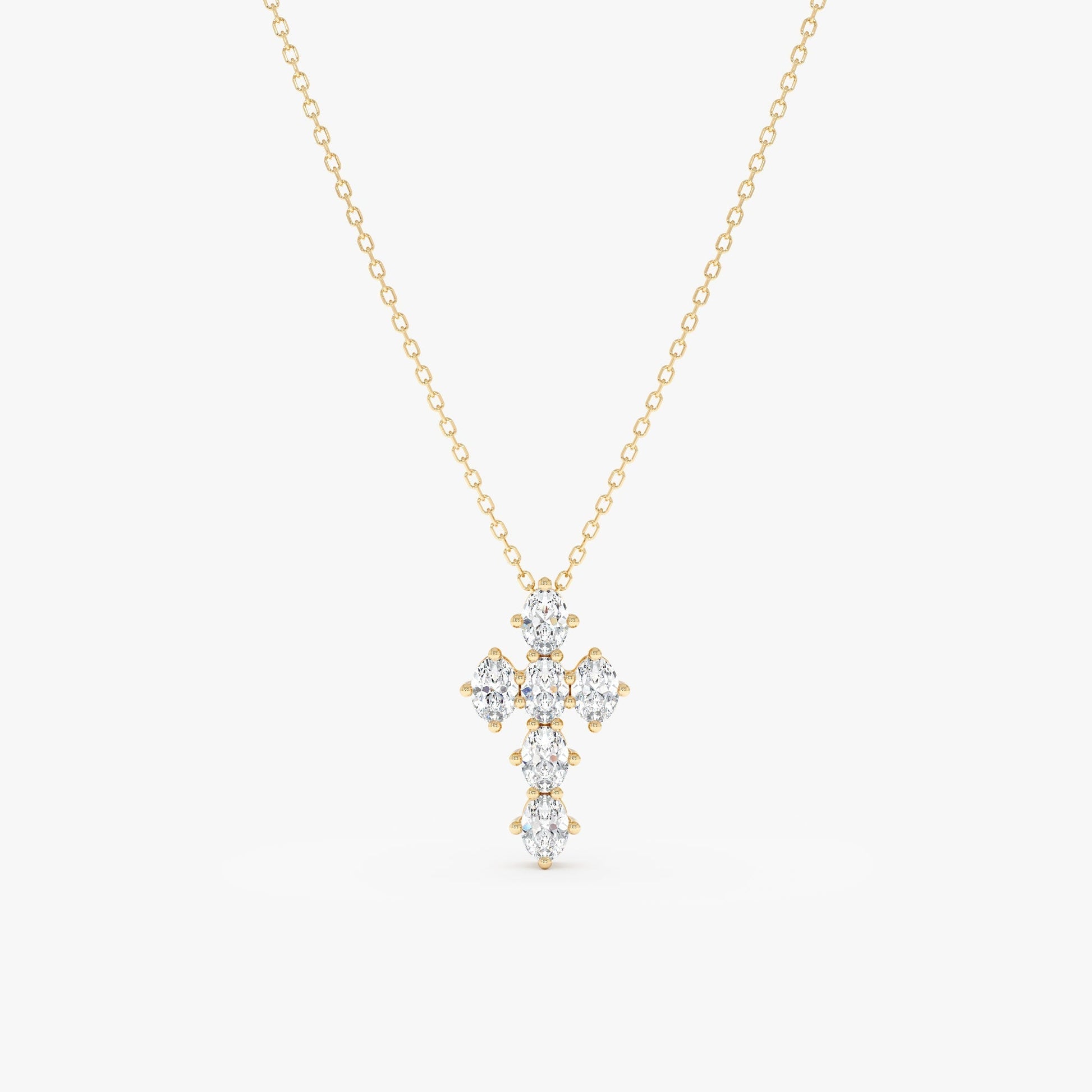 1.0 CT Round Bezel Solitaire Lab Grown Diamond Necklace