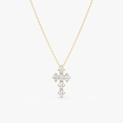 1.0 CT Round Bezel Solitaire Lab Grown Diamond Necklace