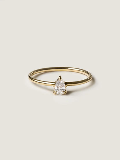 Marquise Cut Cluster Styled Lab Grown Diamond Engagement Ring