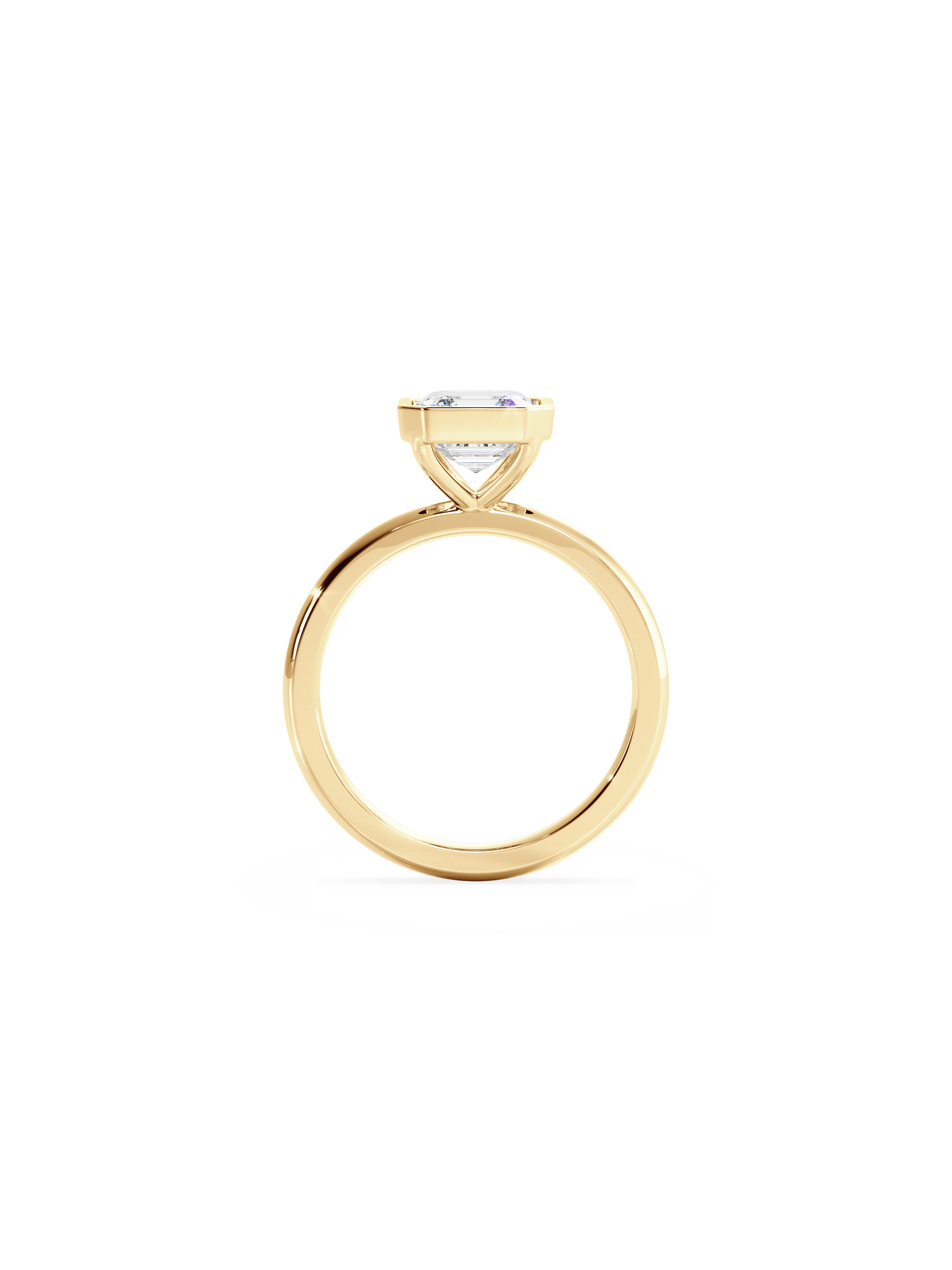 2 CT Round Three Stones Lab Grown Diamond Engagement Ring