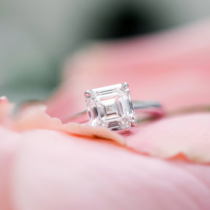 Marquise Cut Cluster Styled Lab Grown Diamond Engagement Ring