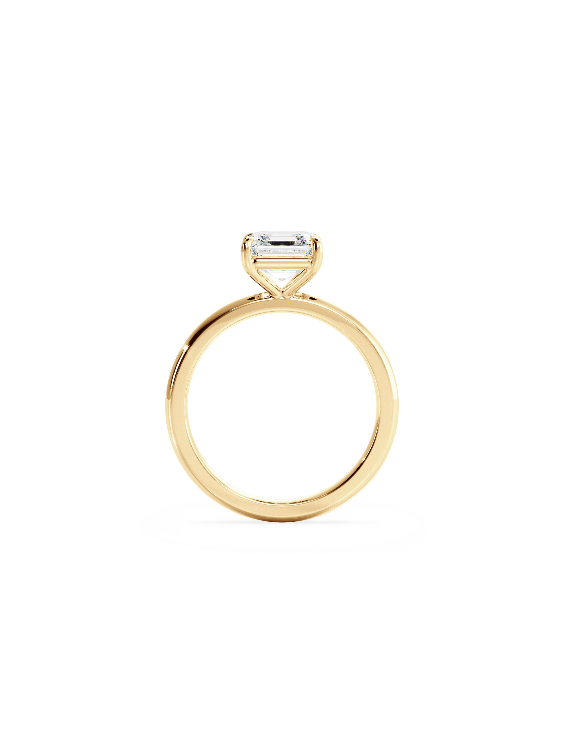 2 CT Round Three Stones Lab Grown Diamond Engagement Ring