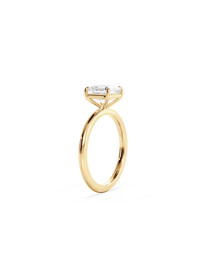 2 CT Round Three Stones Lab Grown Diamond Engagement Ring