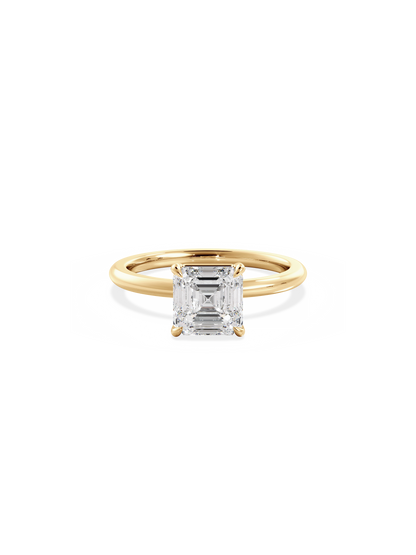 2 CT Round Three Stones Lab Grown Diamond Engagement Ring