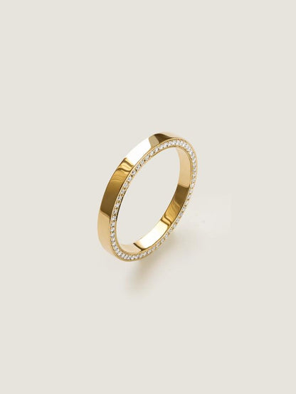 Marquise Cut Cluster Styled Lab Grown Wedding Band