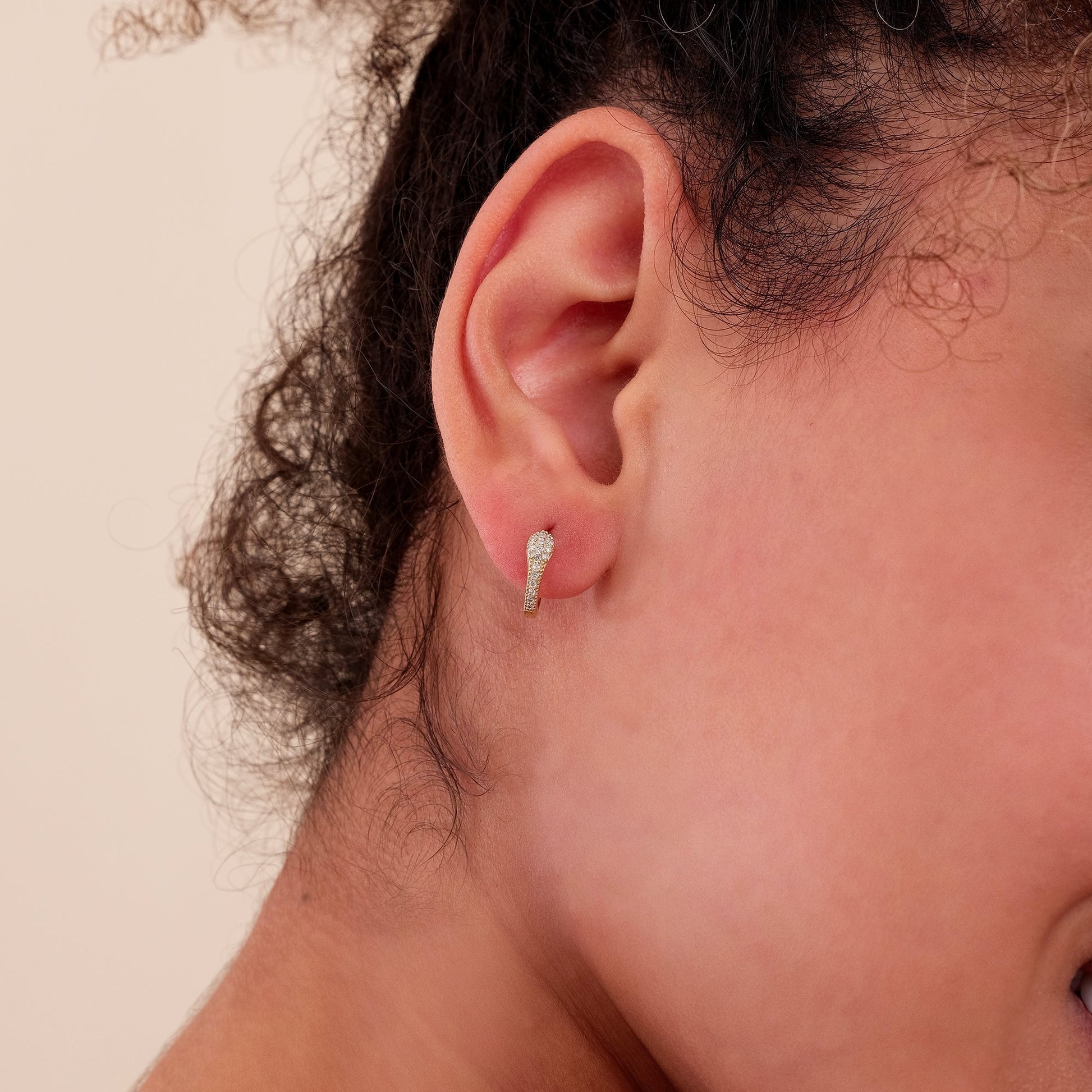 1.0 CT Round Bezel Solitaire Lab Grown Diamond Earrings