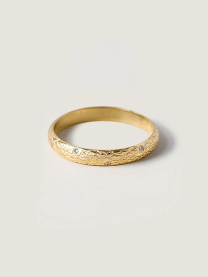Marquise Cut Cluster Styled Lab Grown Wedding Band