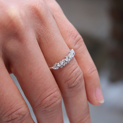 0.37 CT Round Full Eternity Lab Grown Diamond Wedding Band