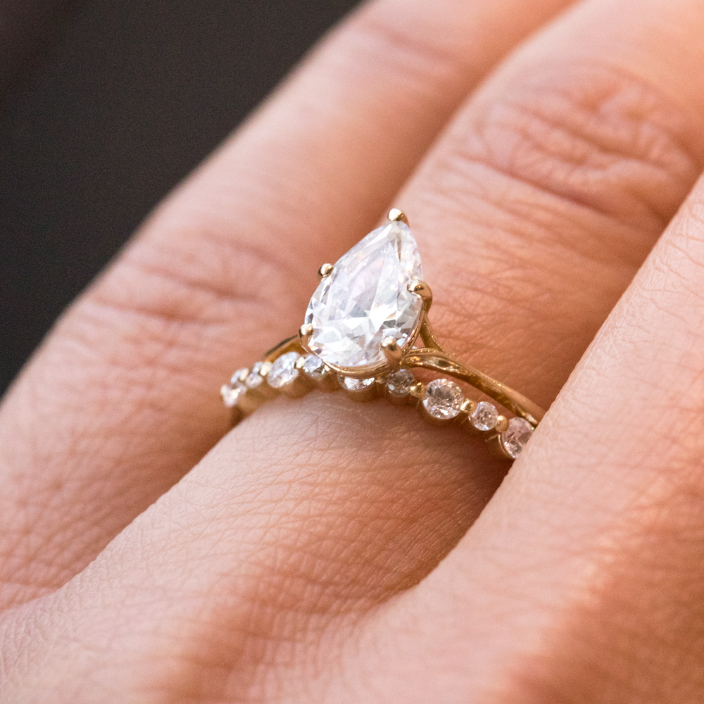 0.37 CT Round Full Eternity Lab Grown Diamond Wedding Band