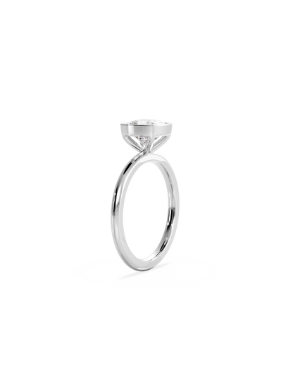 2 CT Round Three Stones Lab Grown Diamond Engagement Ring