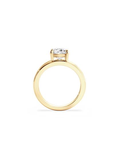 2 CT Round Three Stones Lab Grown Diamond Engagement Ring