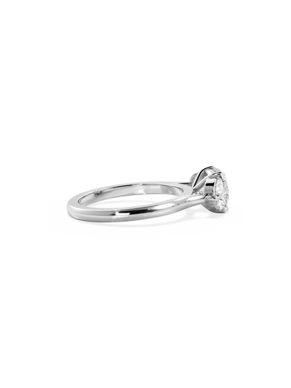 2 CT Round Three Stones Lab Grown Diamond Engagement Ring