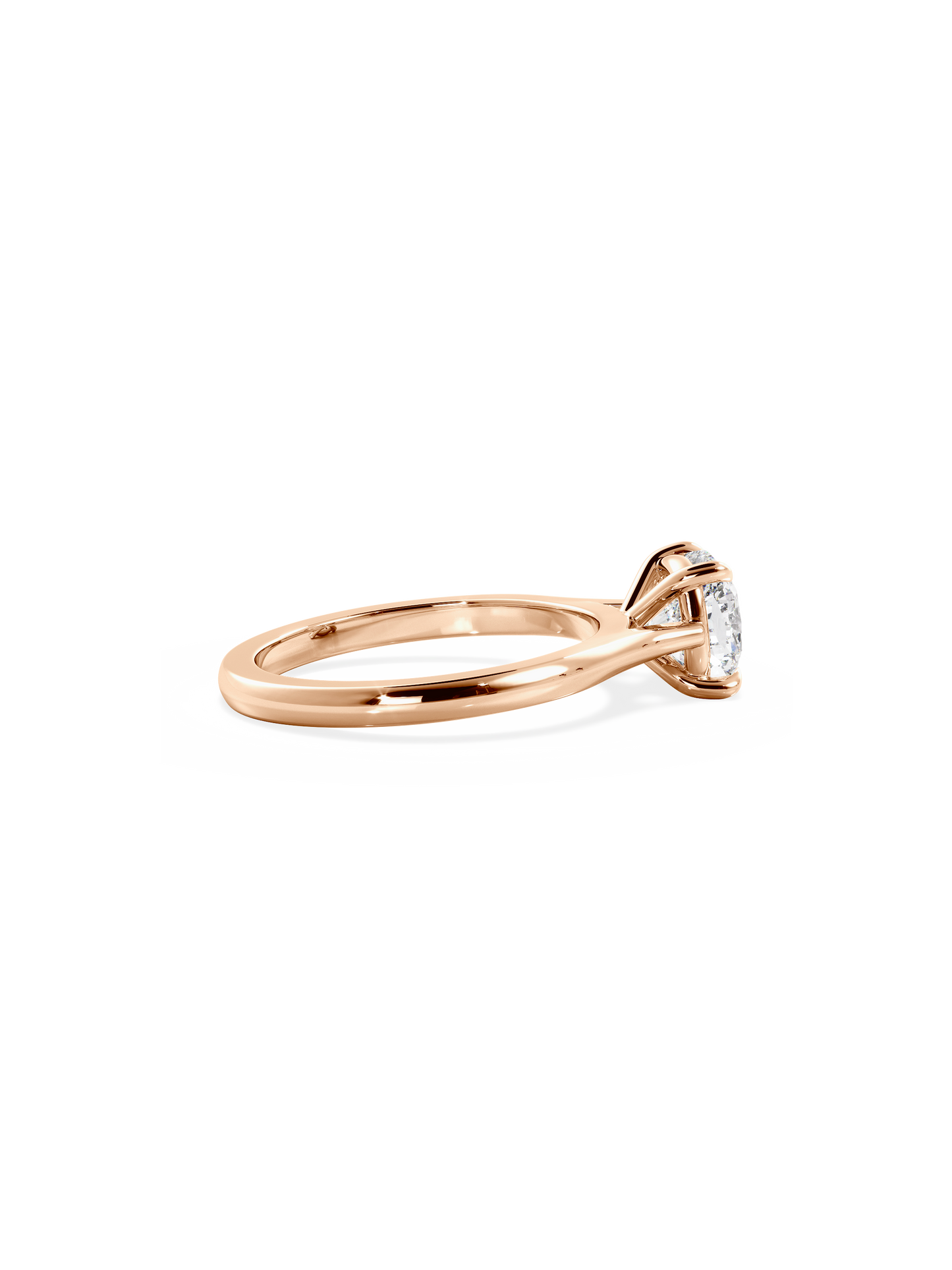 2 CT Round Three Stones Lab Grown Diamond Engagement Ring
