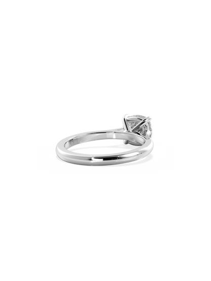 2 CT Round Three Stones Lab Grown Diamond Engagement Ring