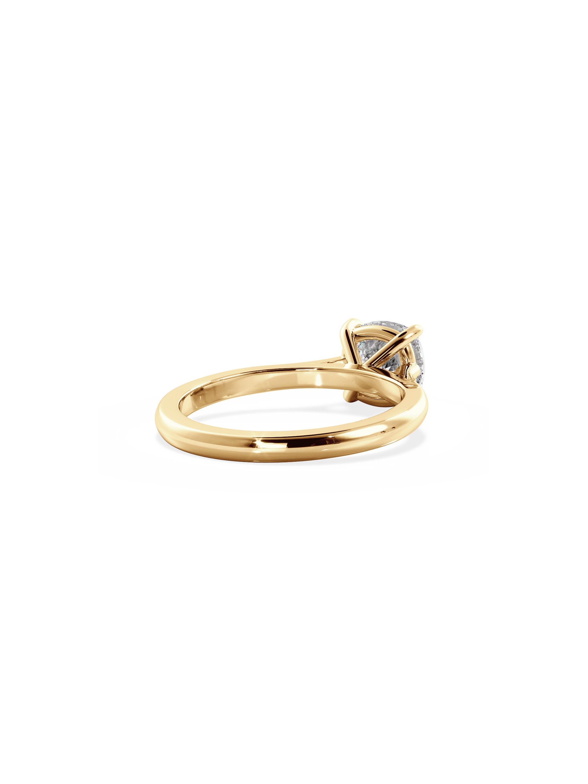 2 CT Round Three Stones Lab Grown Diamond Engagement Ring
