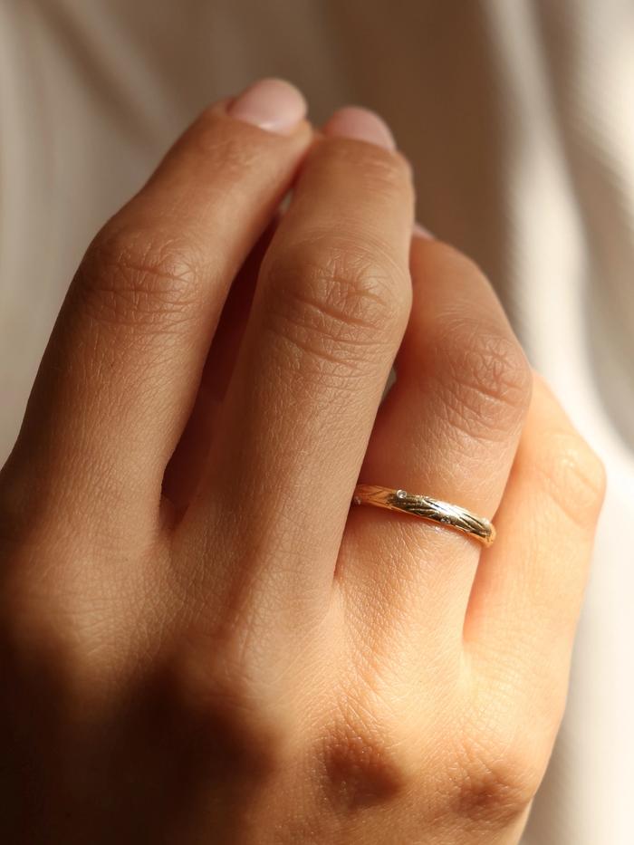 Marquise Cut Cluster Styled Lab Grown Wedding Band
