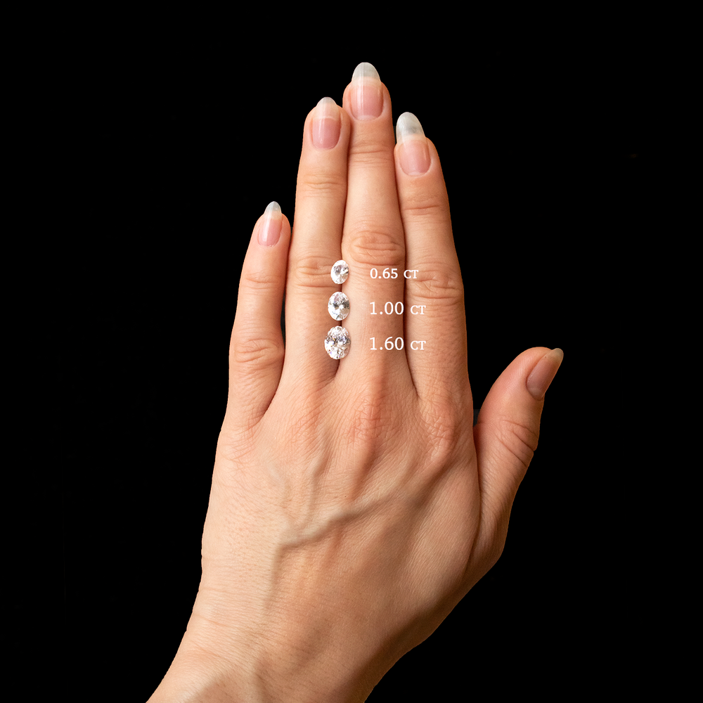 2 CT Round Three Stones Lab Grown Diamond Engagement Ring