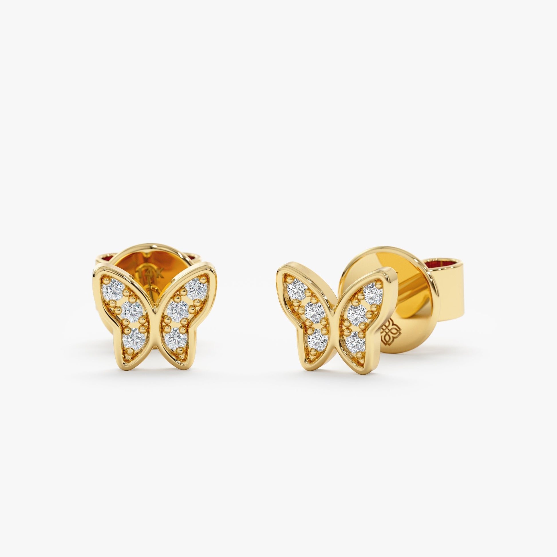 1.0 CT Round Bezel Solitaire Lab Grown Diamond Earrings