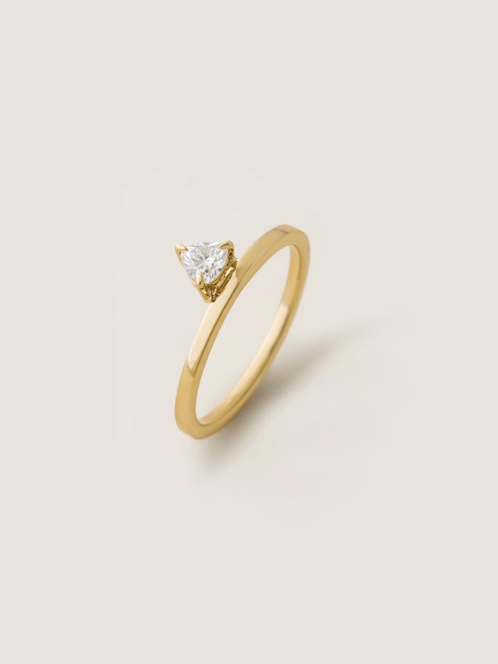 Marquise Cut Cluster Styled Lab Grown Diamond Engagement Ring