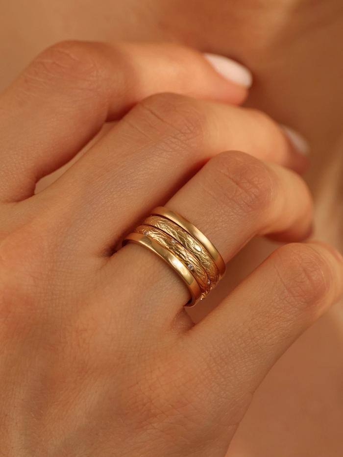 Marquise Cut Cluster Styled Lab Grown Wedding Band