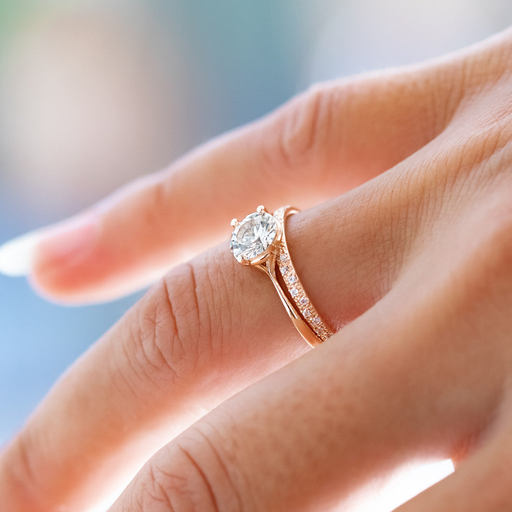 0.37 CT Round Full Eternity Lab Grown Diamond Wedding Band