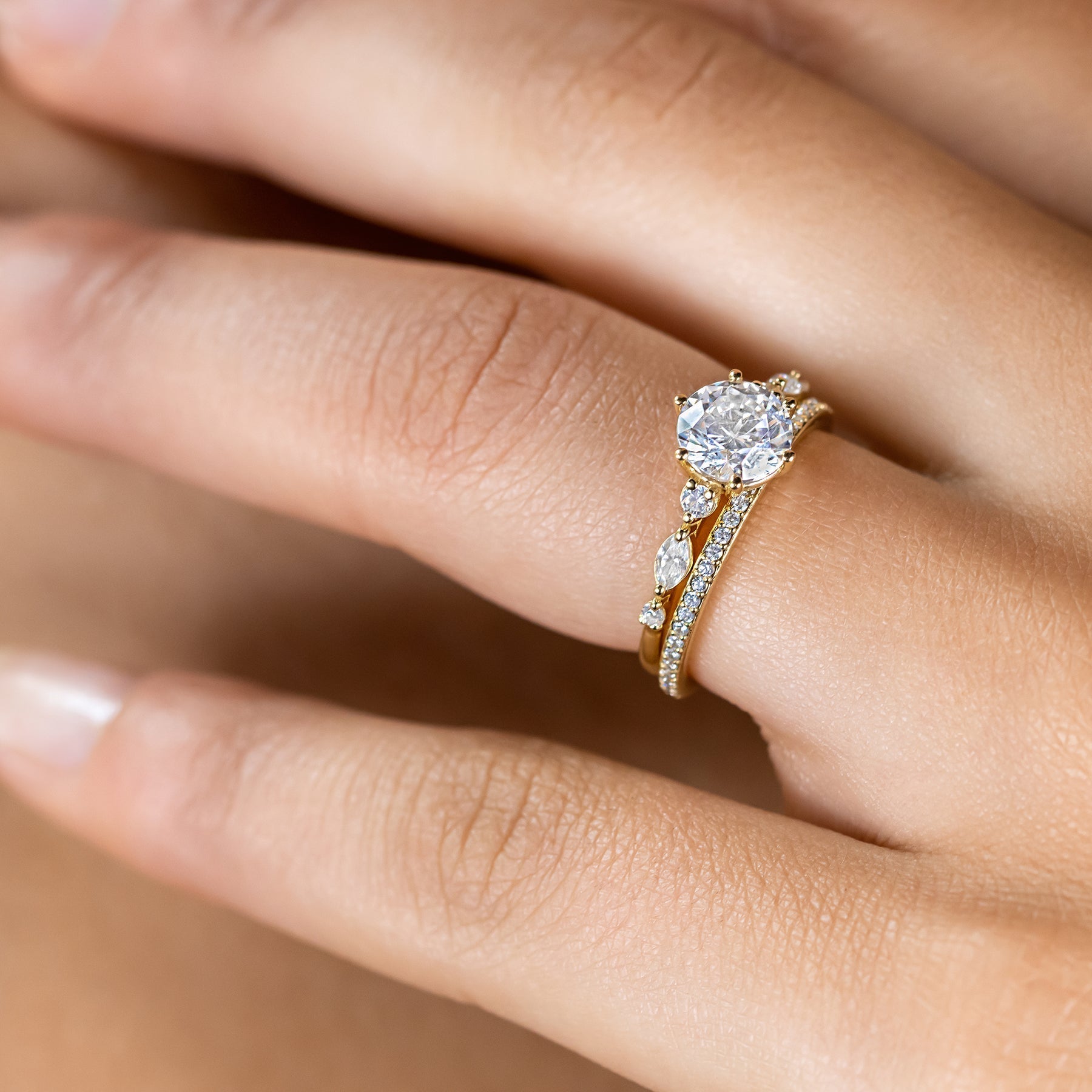 0.37 CT Round Full Eternity Lab Grown Diamond Wedding Band