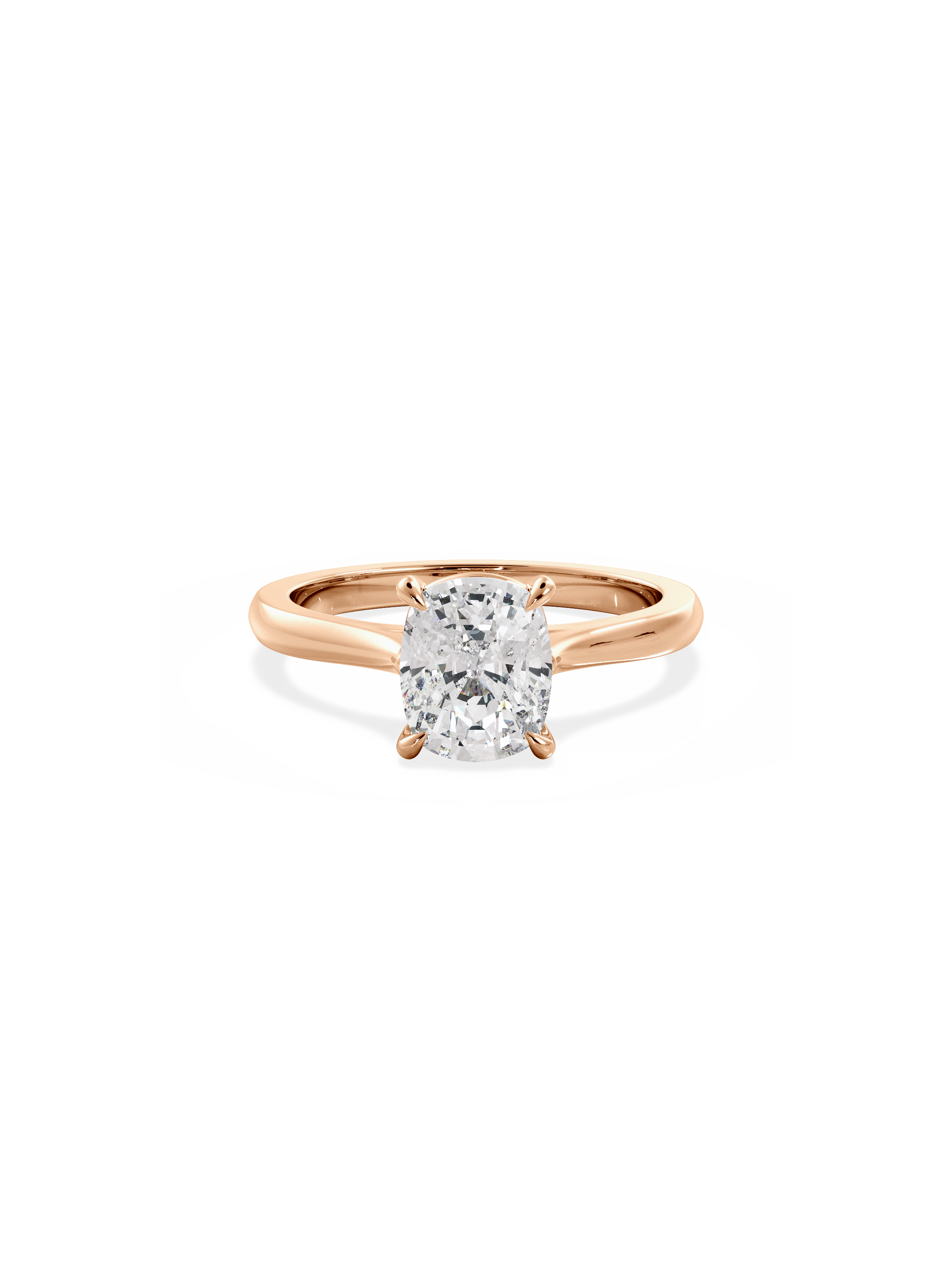 2 CT Round Three Stones Lab Grown Diamond Engagement Ring