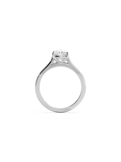 2 CT Round Three Stones Lab Grown Diamond Engagement Ring
