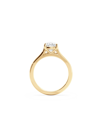 2 CT Round Three Stones Lab Grown Diamond Engagement Ring