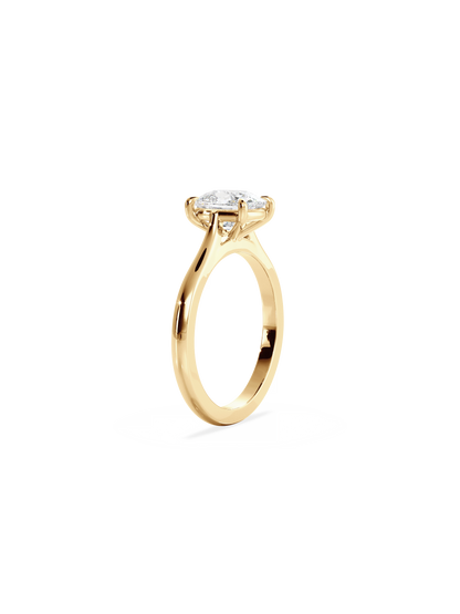 2 CT Round Three Stones Lab Grown Diamond Engagement Ring