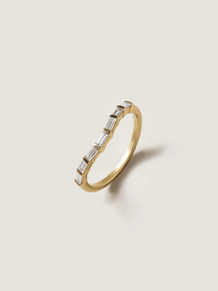 Marquise Cut Cluster Styled Lab Grown Wedding Band