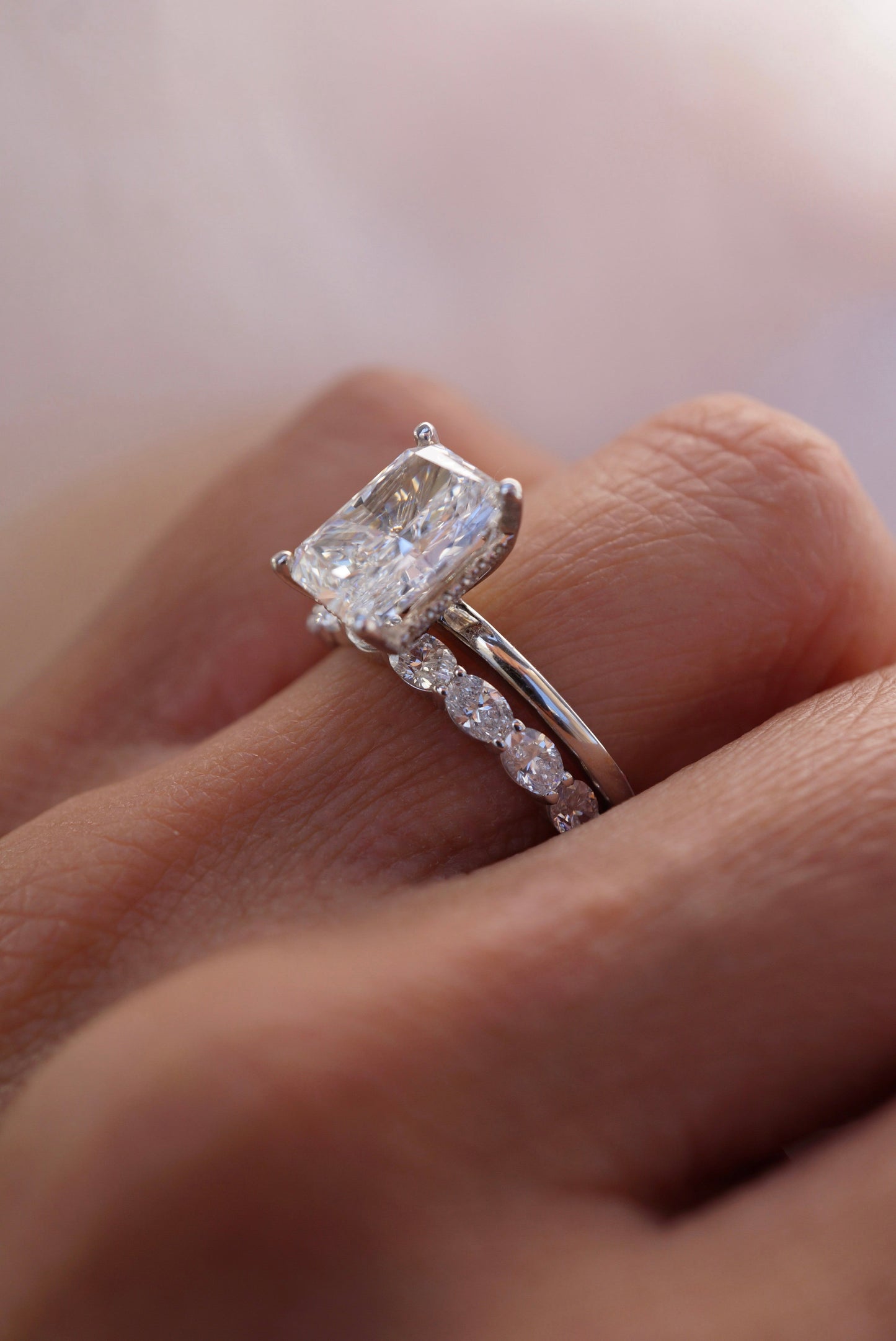 0.37 CT Round Full Eternity Lab Grown Diamond Wedding Band
