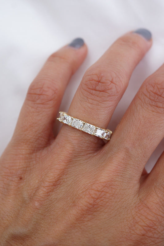 0.37 CT Round Full Eternity Lab Grown Diamond Wedding Band