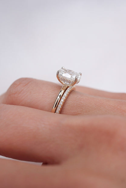 0.37 CT Round Full Eternity Lab Grown Diamond Wedding Band