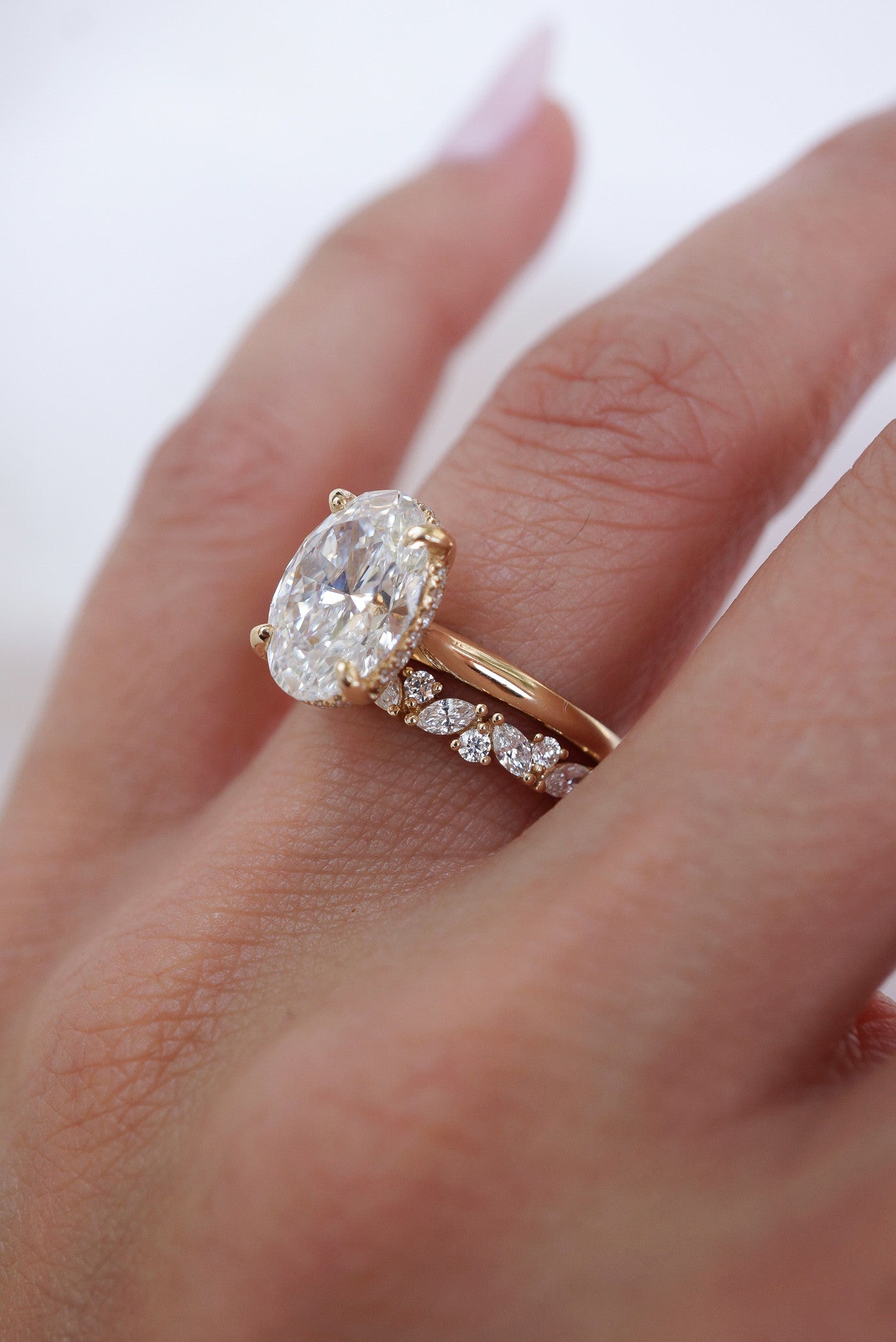 0.37 CT Round Full Eternity Lab Grown Diamond Wedding Band