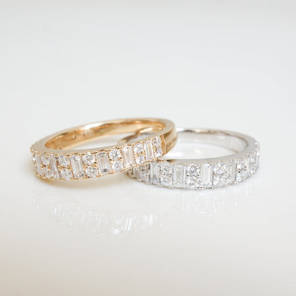 0.37 CT Round Full Eternity Lab Grown Diamond Wedding Band
