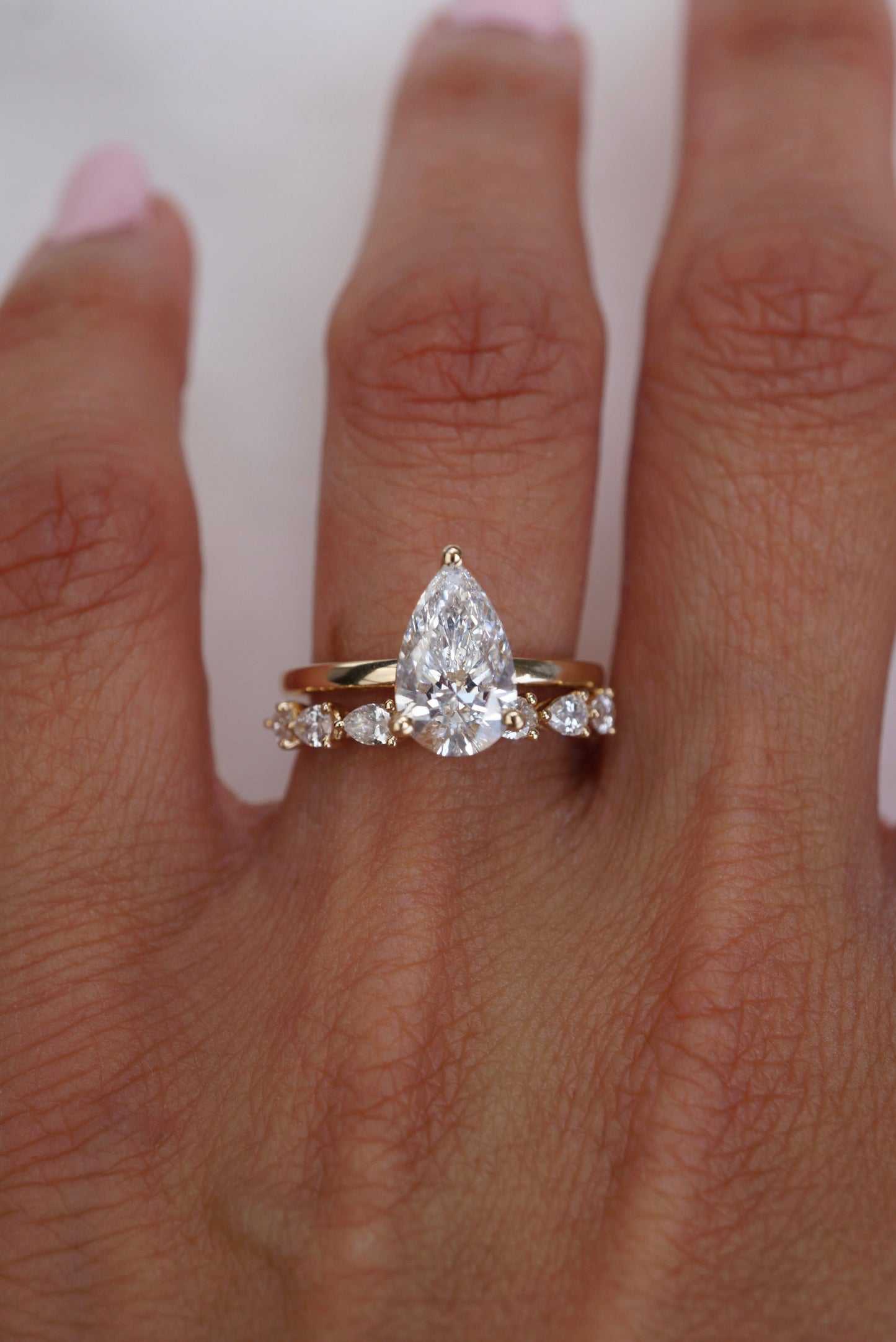 0.37 CT Round Full Eternity Lab Grown Diamond Wedding Band