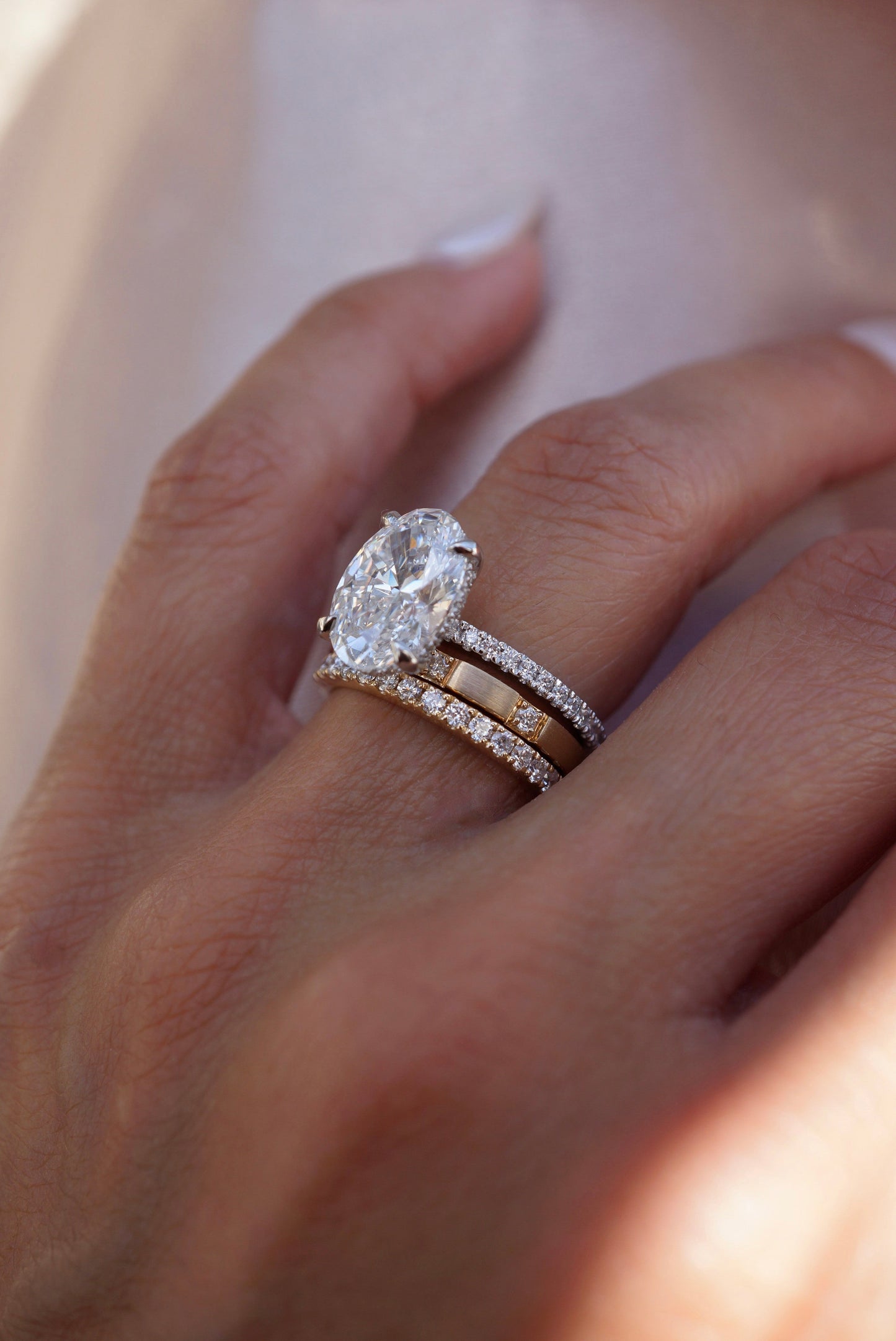 0.37 CT Round Full Eternity Lab Grown Diamond Wedding Band