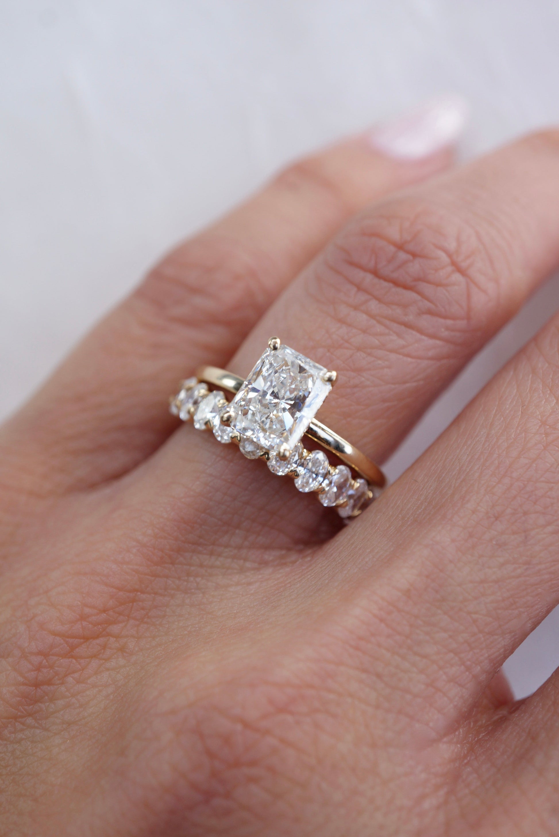 0.37 CT Round Full Eternity Lab Grown Diamond Wedding Band