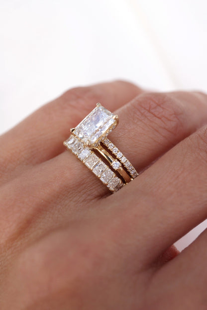 0.37 CT Round Full Eternity Lab Grown Diamond Wedding Band